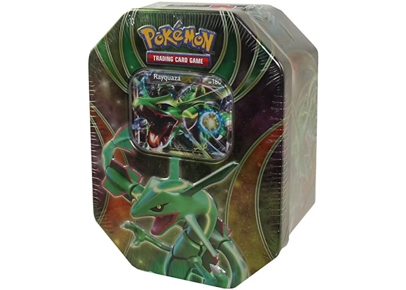 Pokemon: 2015 Rayquaza EX Powers Beyond Ancient Origins Sealed Tin Double Infinity Gaming Pokemon: 2015 Rayquaza EX Powers Beyond Ancient Origins Sealed Tin Double Infinity Gaming