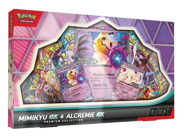 pokemon trading card game iono premium tournament collection Pokemon: Mimikyu ex & Alcremie ex Premium Collection – Double Infinity  Gaming