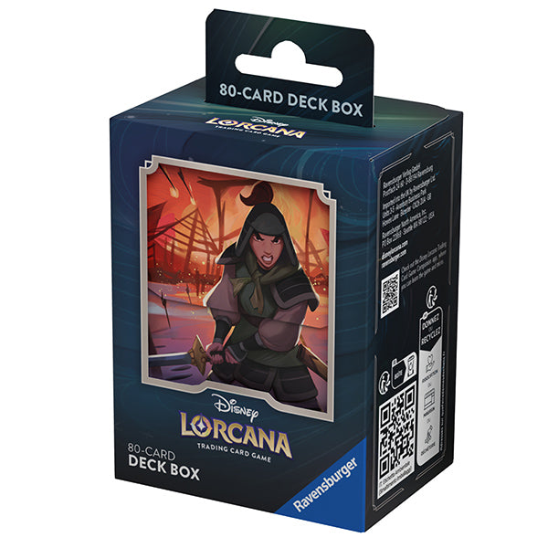 Lorcana Supplies: Rise of the Floodborn - Mulan Deck Box