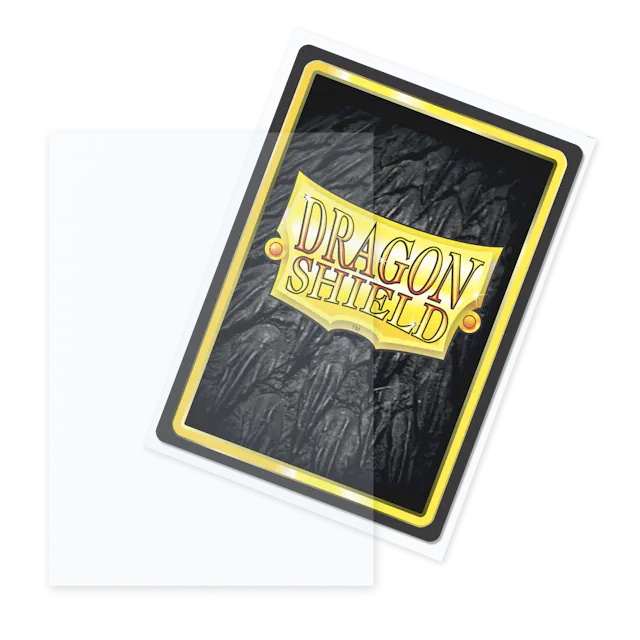 Supplies: Dragon Shield Sleeves - Clear - Matte Outer Sleeves Double Infinity Gaming Supplies: Dragon Shield Sleeves - Clear - Matte Outer Sleeves Double Infinity Gaming