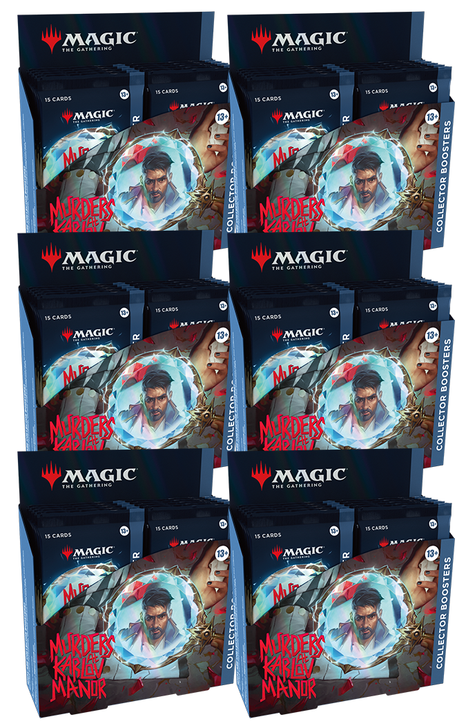 Magic the Gathering: Murders at Karlov Manor Collector's Booster Case - 6 Boxes