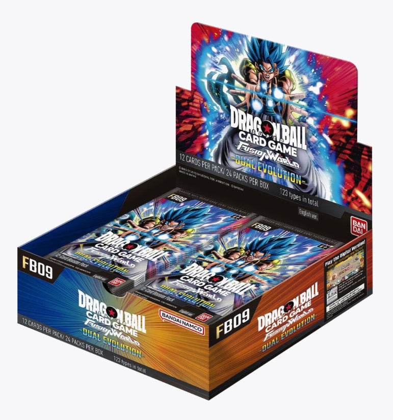 dragon ball super card game battle evolution Dragon Ball Super Tcg: Fusion World Dual Evolution Booster Box (Fb09) –  Double Infinity Gaming