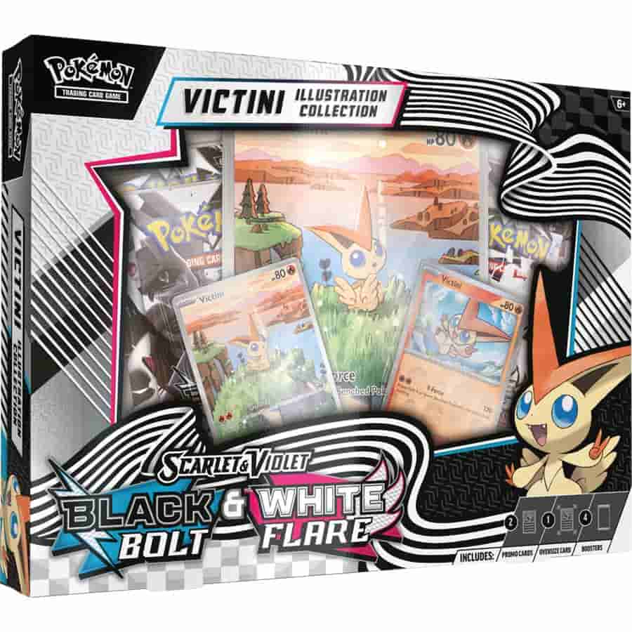 Pokemon: Scarlet And Violet 10.5: Black Bolt And White Flare: Victini Illustration Collection