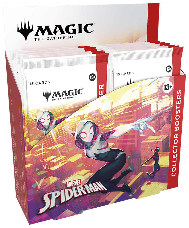 Magic the Gathering: Marvel's Spider-Man Collector Booster Box Double Infinity Gaming Magic the Gathering: Marvel's Spider-Man Collector Booster Box Double Infinity Gaming