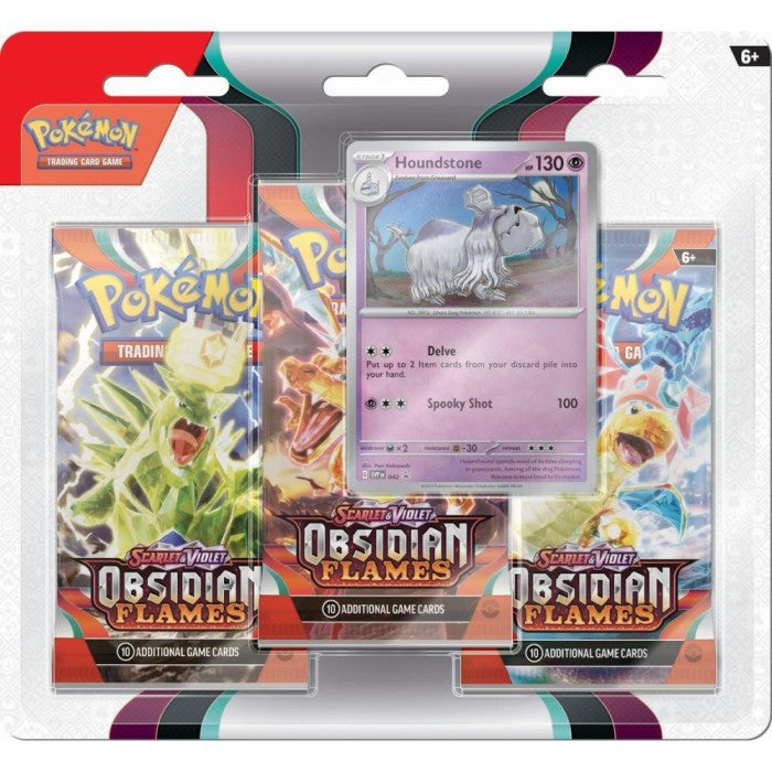 Pokemon: Obsidian Flames 3-Pack Blister Double Infinity Gaming Pokemon: Obsidian Flames 3-Pack Blister Double Infinity Gaming
