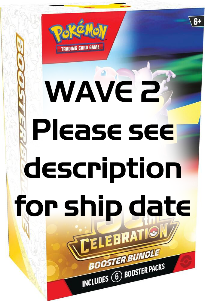 WAVE 2 Pokemon Tcg: 30th Celebration Booster Bundle (WAVE 2