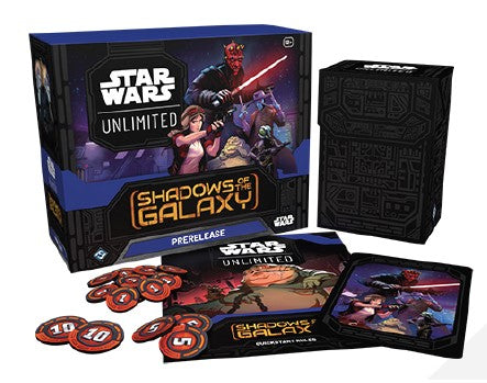 shadows of the galaxy star wars unlimited booster box Wars: Unlimited: Prerelease (Presale) including 9 common cards Card:Set of 3 I didn’t know Dollar duel mat