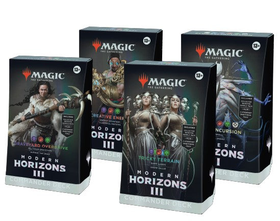 Magic the Gathering: Modern Horizons 3 Commander Deck Case (Set of 4)