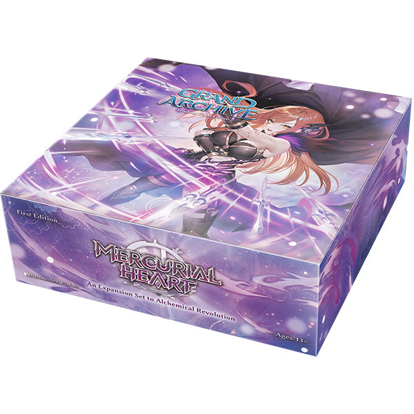 grand archive 1st edition booster box Archive: Mercurial Heart- Box, VE:Box (1 Piece) Practical Gifts Grand Archive is an Dice Throne - Minimalist