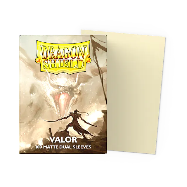 Supplies: Dragon Shield Sleeves: - Dual Matte - "Valor"