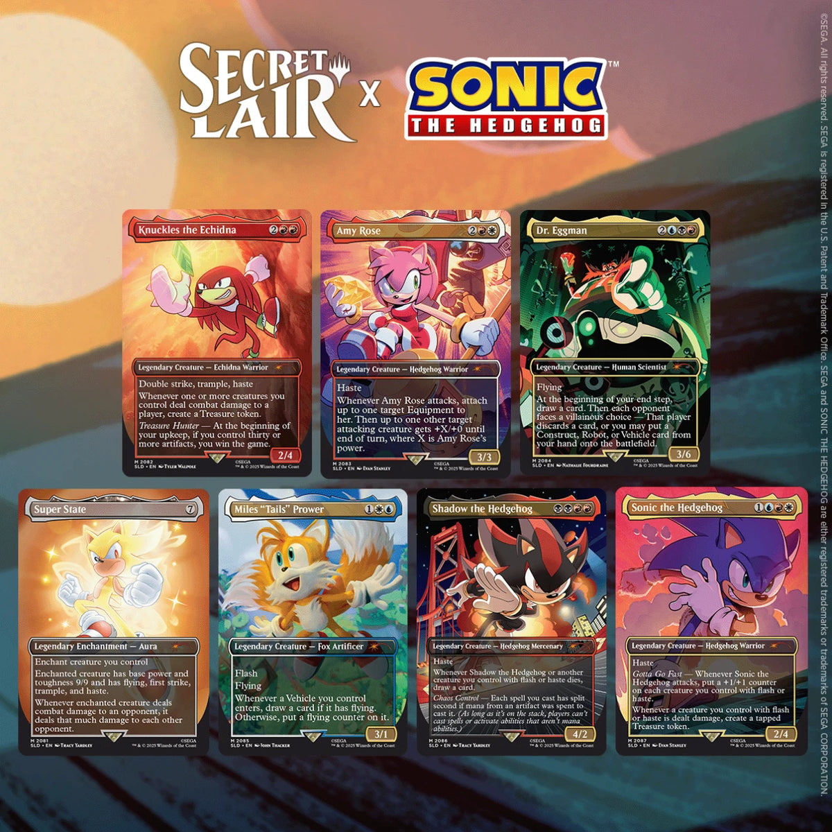 Magic the Gathering: Secret Lair x Sonic the Hedgehog Superdrop: Friends & Foes (Non-Foil)