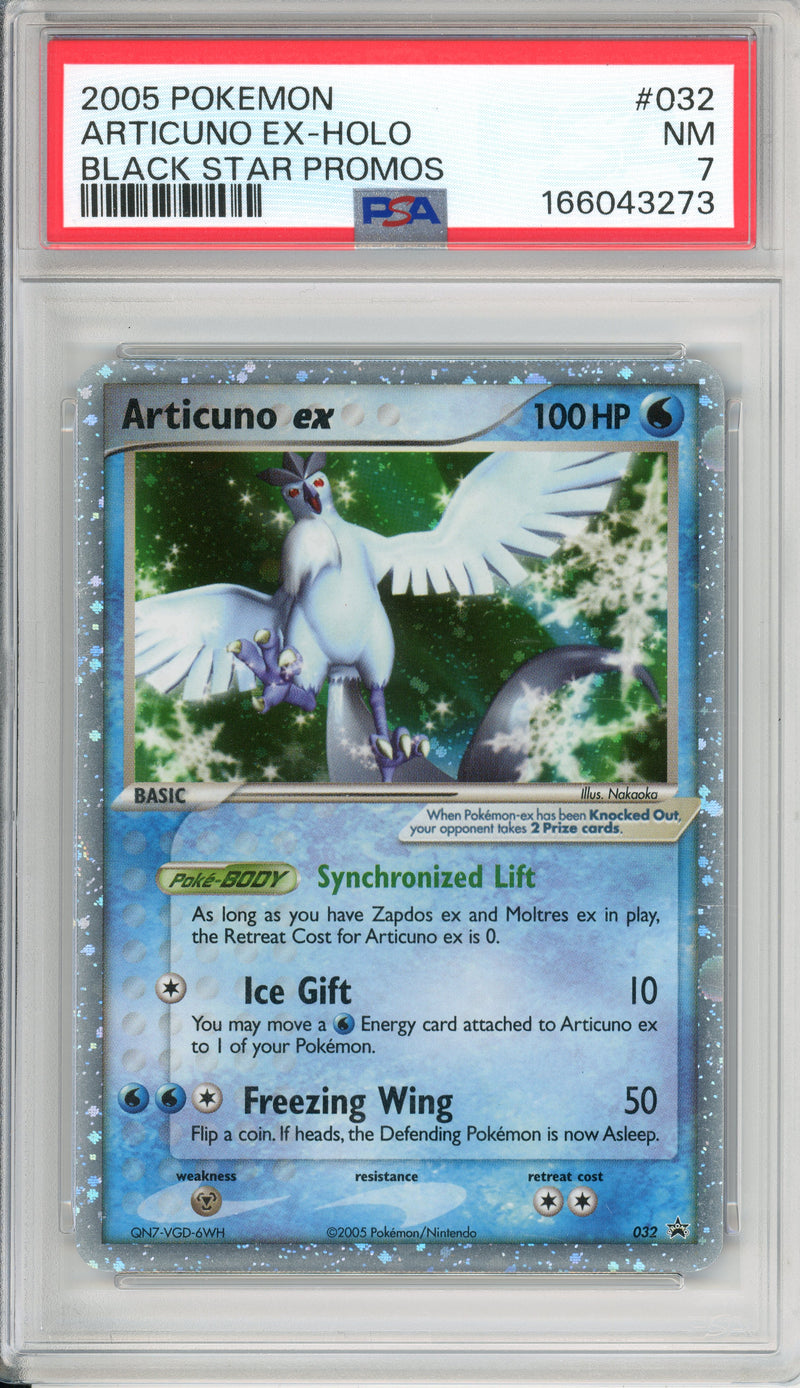 articuno pokemon card ex Graded: #32 Nintendo Promo (2005) Holo PSA 7 – Double Infinity Gaming Size:16 x 20 Inches Land Listed cards may have A Comprehensive Guide to