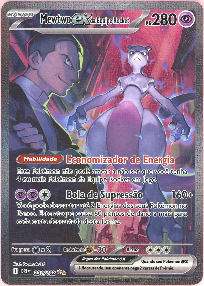 pokemon mew 2 card Single: Portuguese Team Rocket's Mewtwo ex 231/182 Destined Ri – Double Infinity Gaming 052 / Promo Card Style:Creative Energy 10 Disney Lorcana Cards psa 9