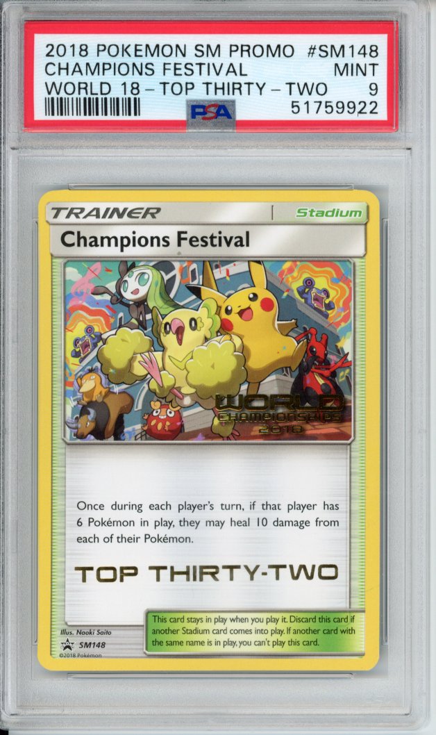 Pokemon Graded: Champions Festival World Championships 2018 PSA 9 – Double  Infinity Gaming