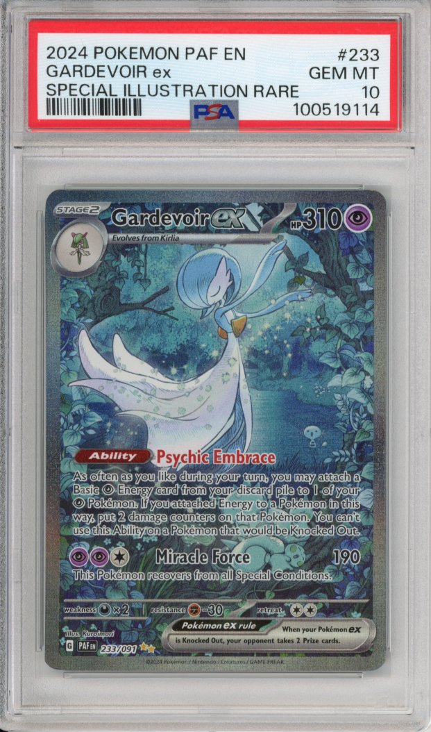 Pokemon Graded: Gardevoir ex 233/91 Paldean Fates (2024) SIR Holo PSA –  Double Infinity Gaming