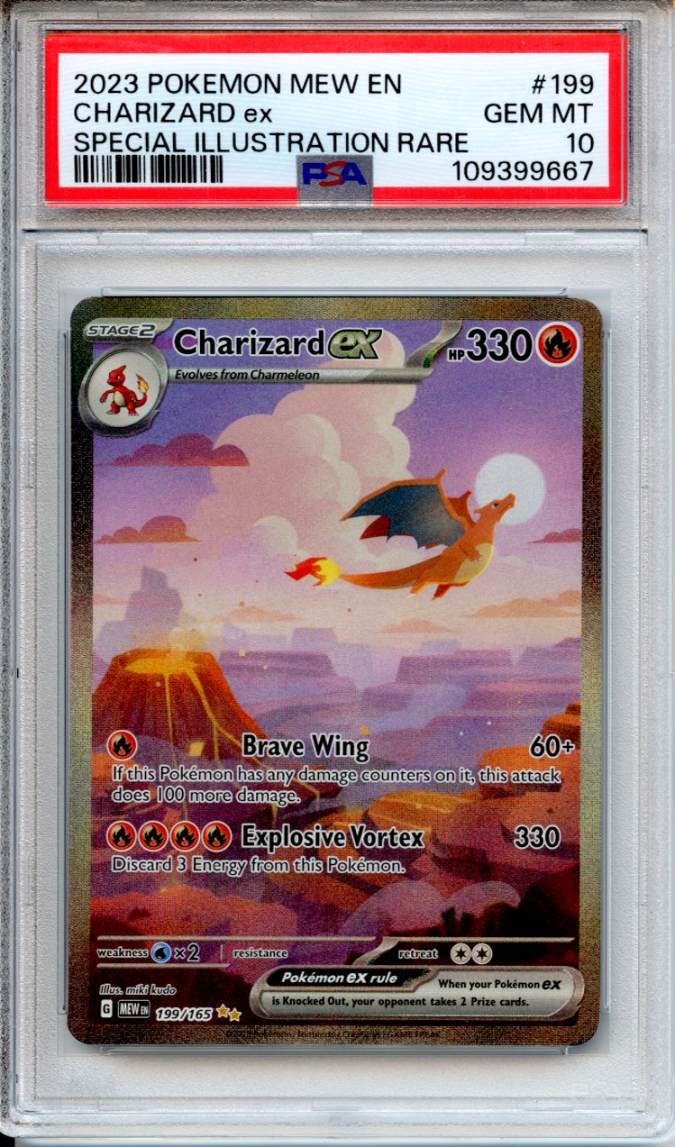 Pokemon Graded: Charizard ex 151 PSA 10 Double Infinity Gaming Pokemon Graded: Charizard ex 151 PSA 10 Double Infinity Gaming