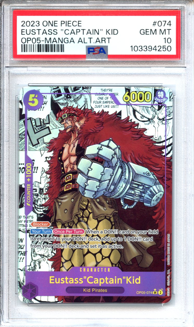 graded one piece cards One Piece Graded: Eustass 