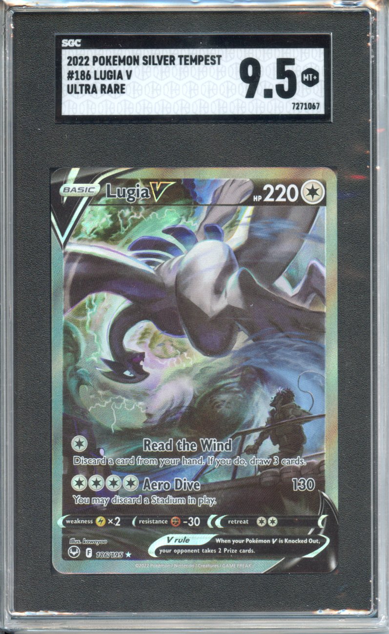 Pokemon Graded: Lugia V SGC 9.5 Double Infinity Gaming Pokemon Graded: Lugia V SGC 9.5 Double Infinity Gaming