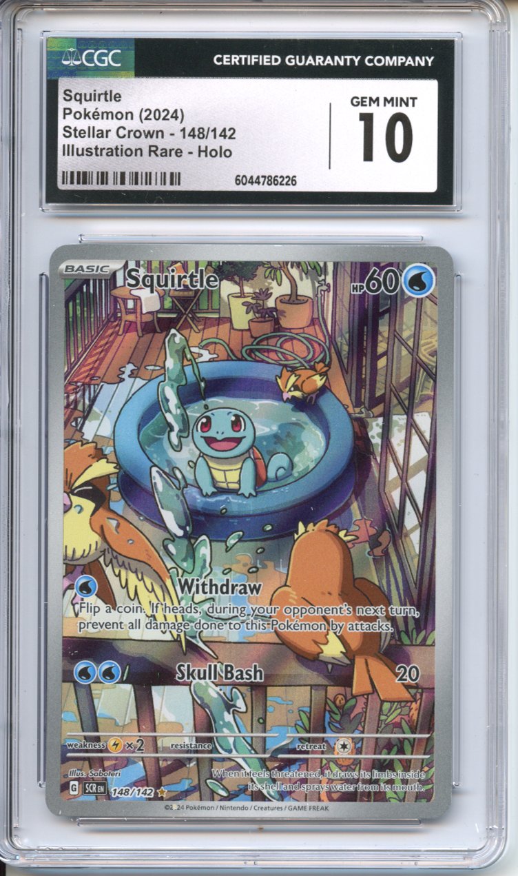 Pokemon Graded: Squirtle CGC 10 Pokemon Graded: Squirtle CGC 10