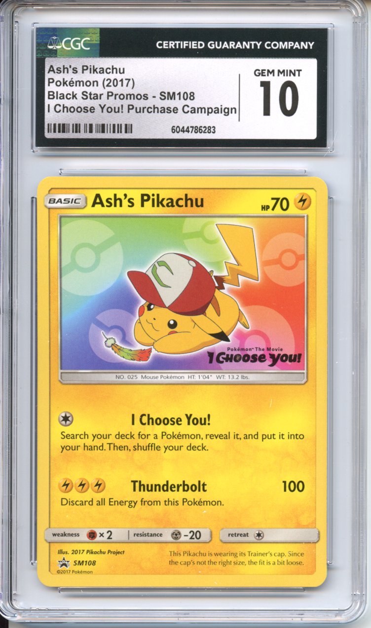 Pokemon Graded: Ash's Pikachu CGC 10 Double Infinity Gaming Pokemon Graded: Ash's Pikachu CGC 10 Double Infinity Gaming