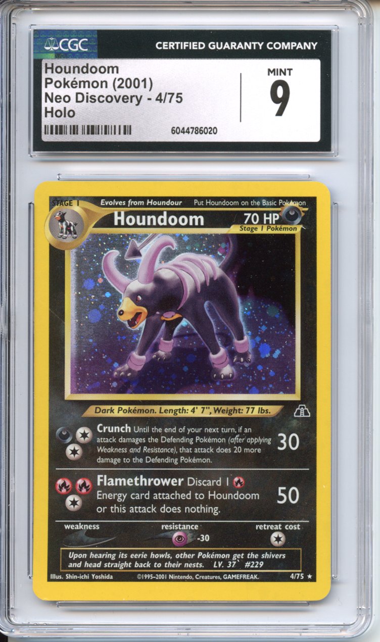 Pokemon Graded: Houndoom CGC 9 Pokemon Graded: Houndoom CGC 9