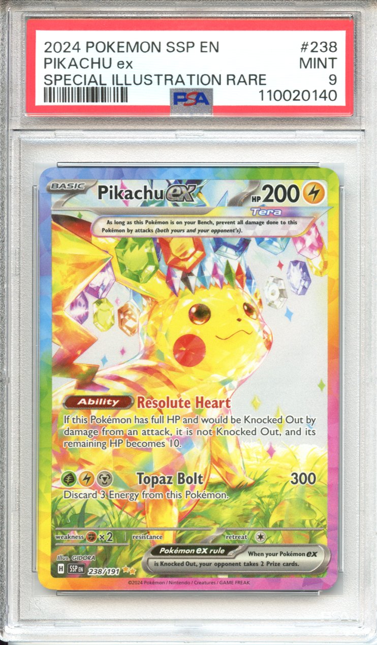 Pokemon Graded: Pikachu ex PSA 9 Double Infinity Gaming Pokemon Graded: Pikachu ex PSA 9 Double Infinity Gaming