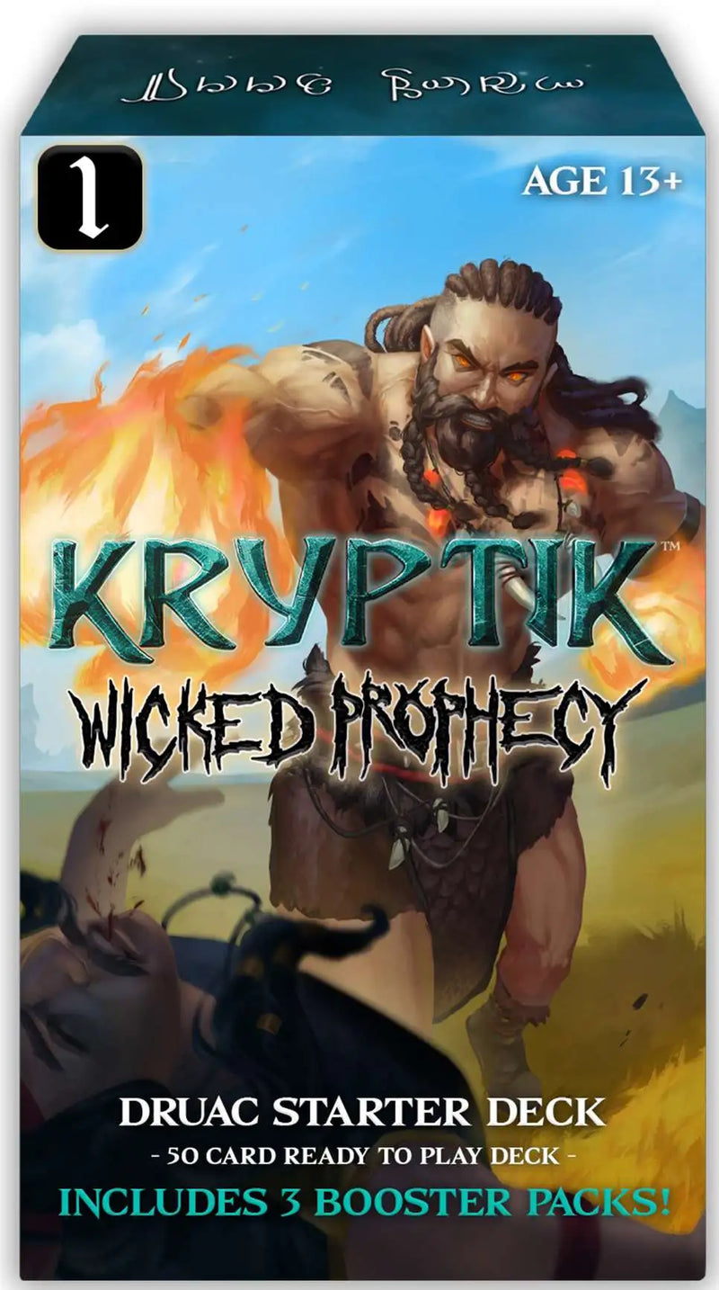 Kryptik TCG: Wicked Prophecy- Druac Starter Deck – Double Infinity Gaming