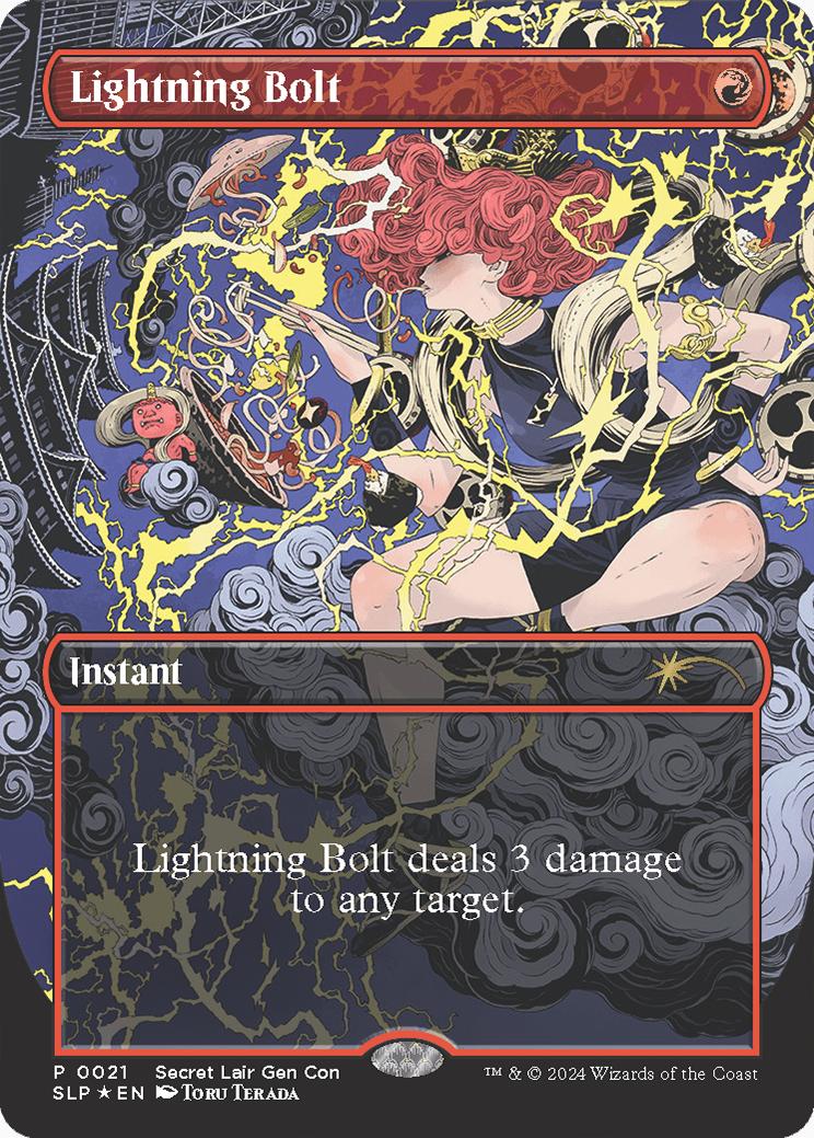 Magic: the Gathering: Lightning Bolt (0021) SLP - Foil Near Mint Double Infinity Gaming Magic: the Gathering: Lightning Bolt (0021) SLP - Foil Near Mint Double Infinity Gaming