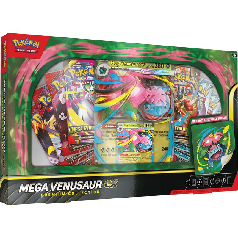 mega mewtwo booster box Pokemon: Mega Venusaur ex Premium Collection – Double Infinity Gaming