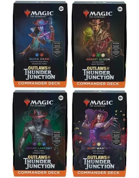 Magic the Gathering: Outlaws of Thunder Junction Commander Deck Case ( Double Infinity Gaming Magic the Gathering: Outlaws of Thunder Junction Commander Deck Case ( Double Infinity Gaming