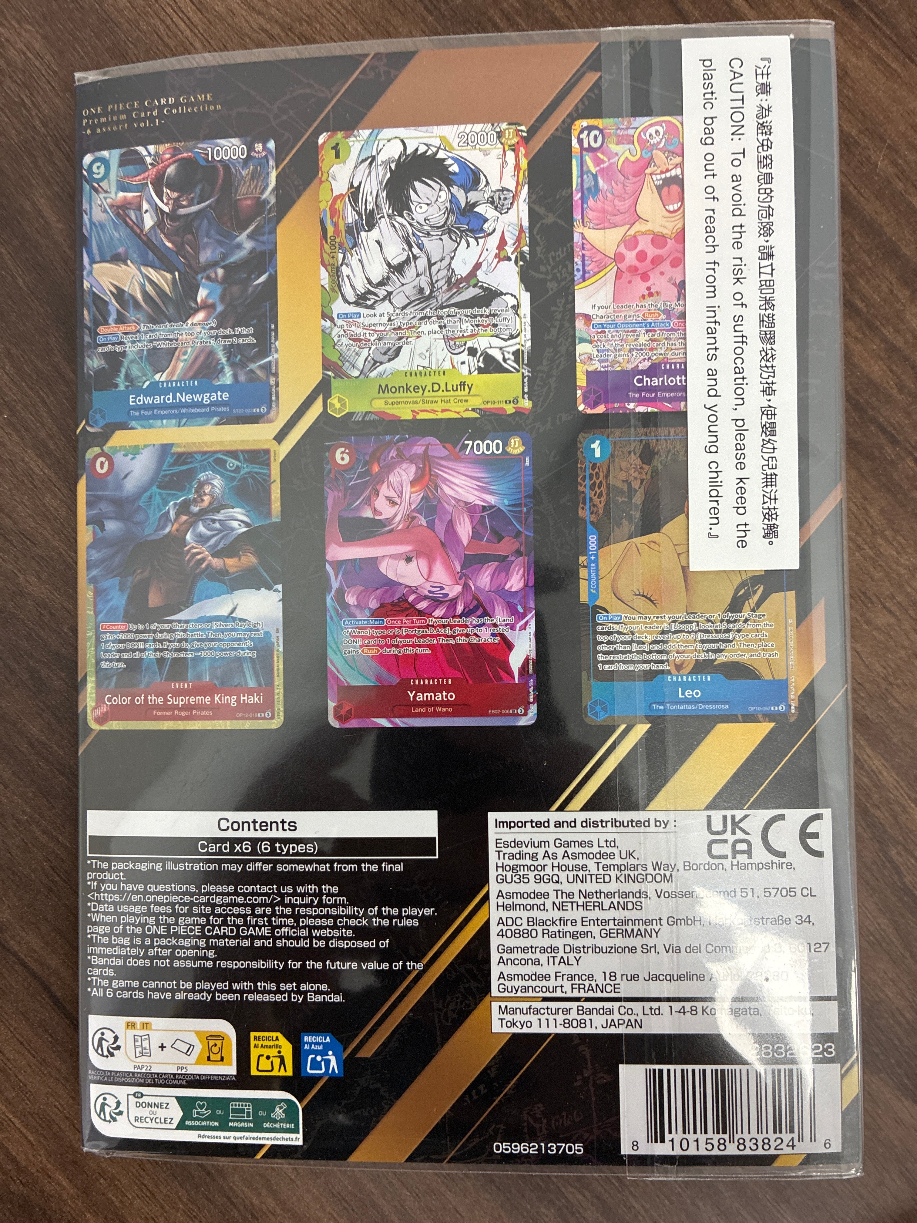 One Piece: Premium Card Collection 6 Assortment Volume 1 – Double