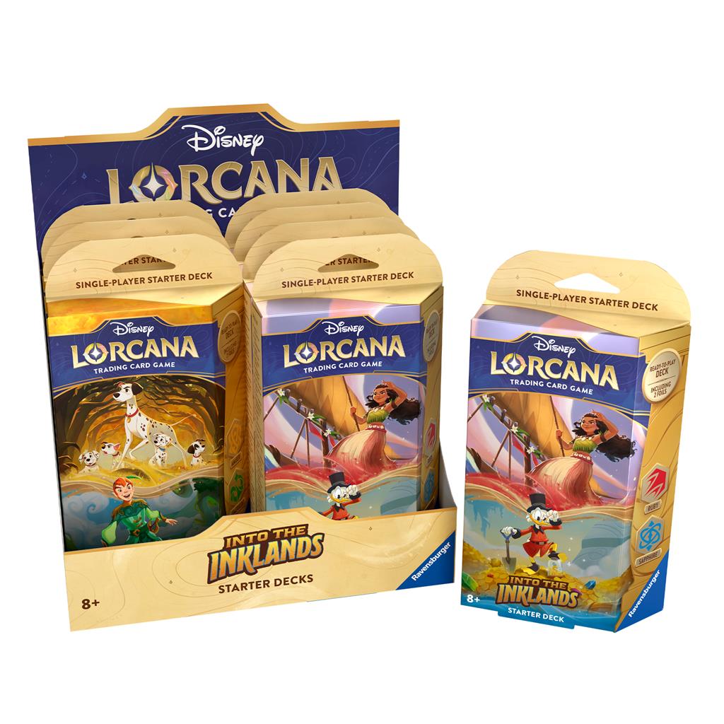 Disney Lorcana: Into the Inklands Starter Deck Display (8 decks) Disney Lorcana: Into the Inklands Starter Deck Display (8 decks)