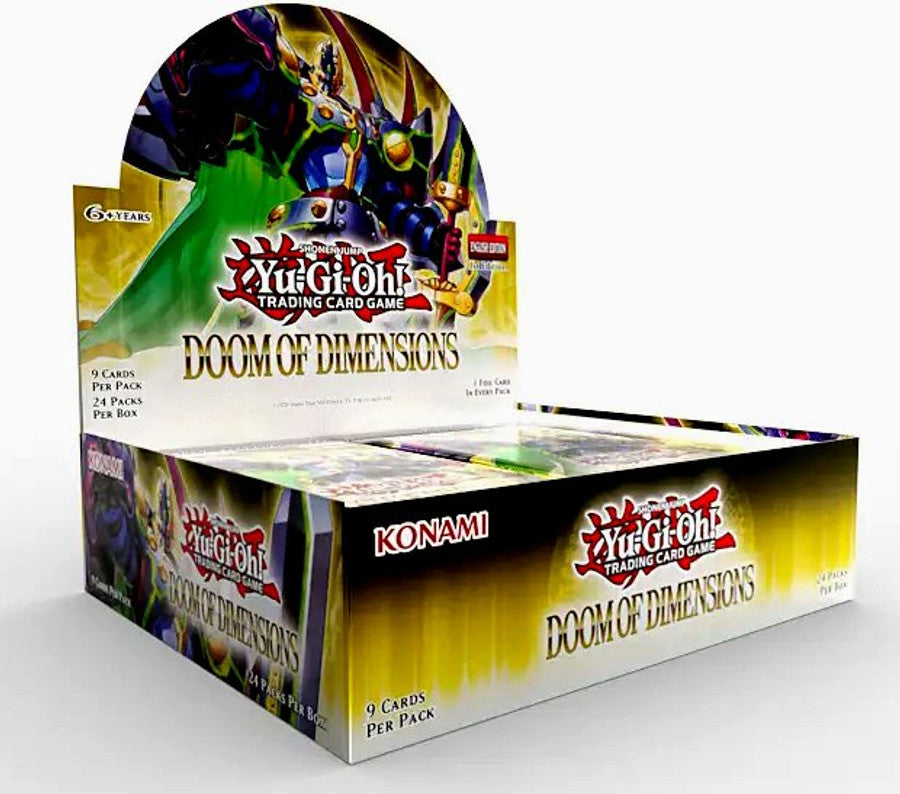 Yu-Gi-Oh: Doom of Dimensions Booster Box (24 packs) (Presale)
