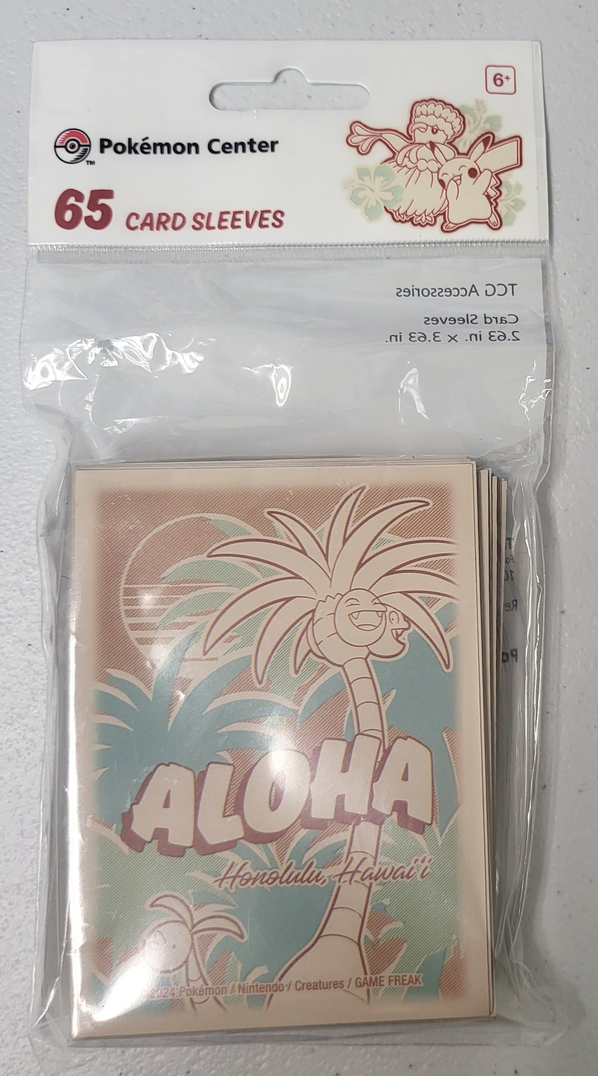 Pokemon World Championships Honolulu 2024 Aloha Card Sleeves
