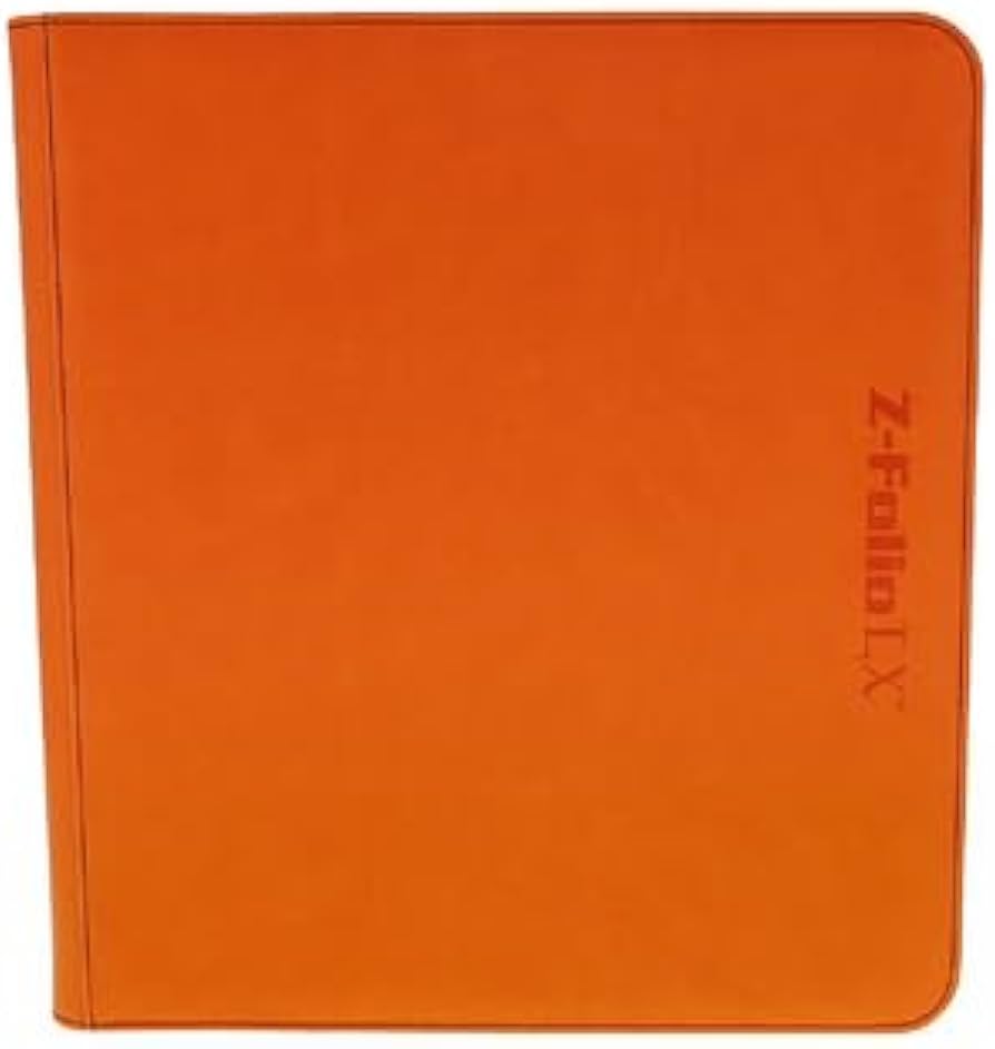 Portfolio: 9-Pocket Zippered LX- Orange