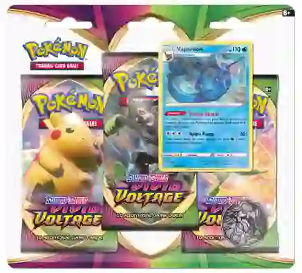 Pokemon: Vivid Voltage 3 Pack Blister – Double Infinity Gaming