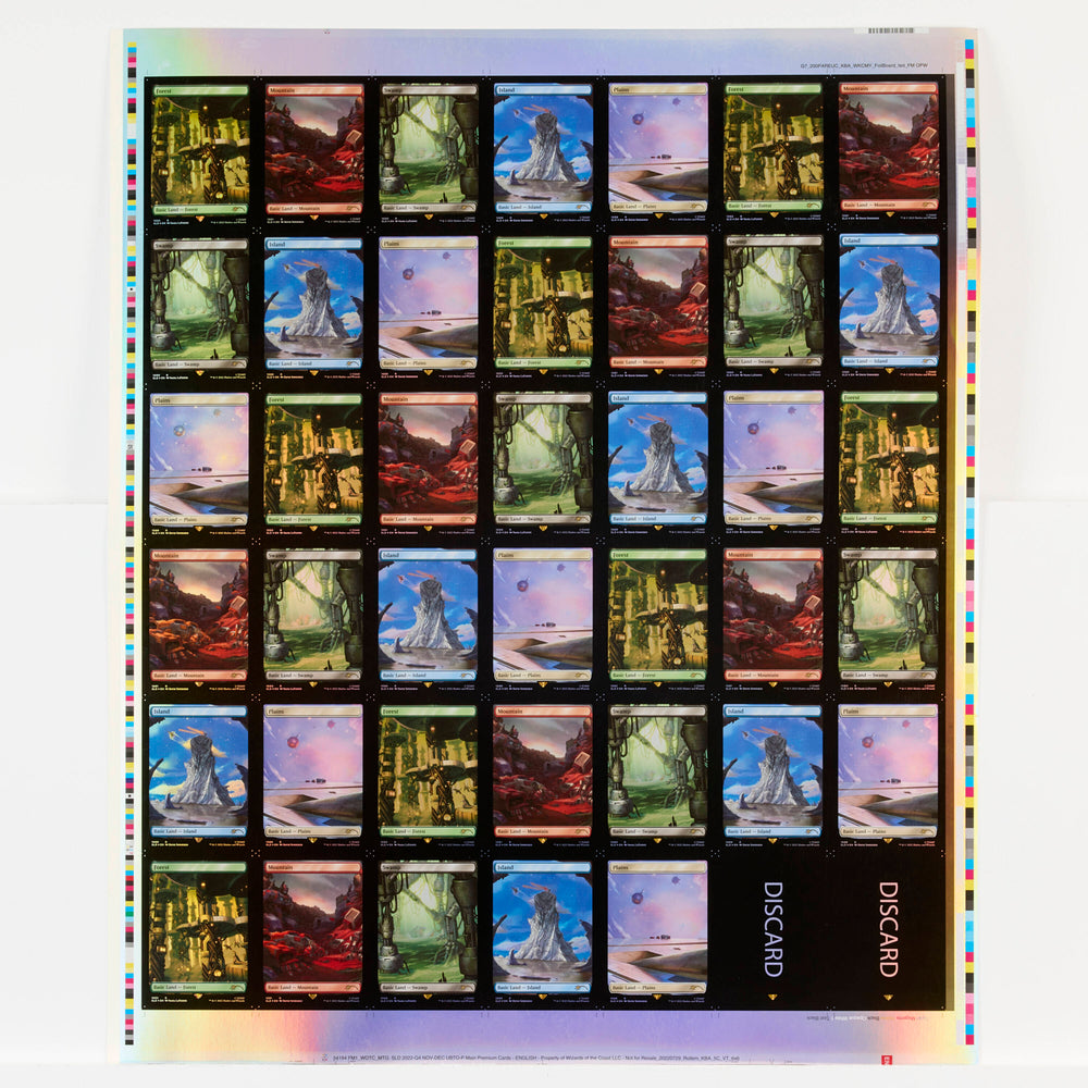 Magic the Gathering - Uncut Sheet: Secret Lair Drop: Transformers