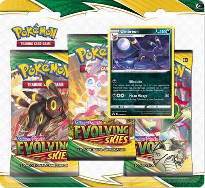 Pokemon: Evolving Skies 3 Pack Blister