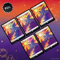 Magic: Secret Lair Drop:  Astrology Lands (Leo) - Traditional Foil Edition