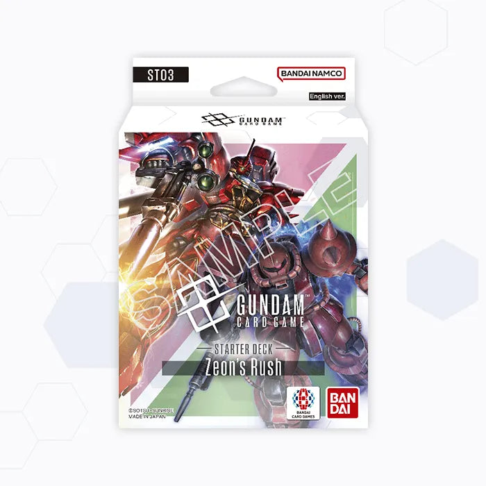 Gundam Card Game: Starter Deck - 03 Zeon’s Rush [ST03]