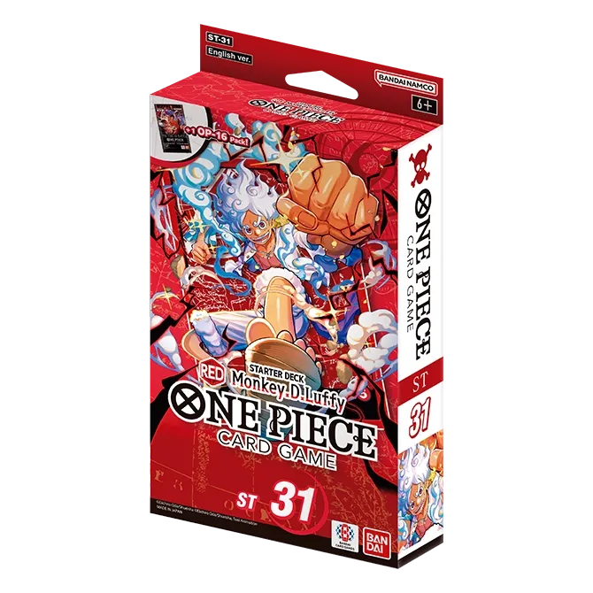 One Piece: Starter Deck: RED Monkey.D.Luffy (ST-31) (Presale - Expected Release Date July 31st, 2026)