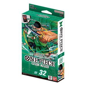 One Piece: Starter Deck: GREEN Roronoa Zoro (ST-32) (Presale - Expected Release Date July 31st, 2026)