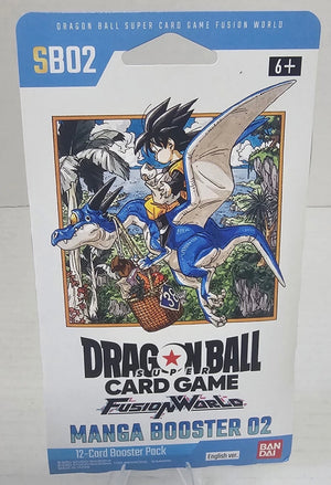 Dragon Ball Fusion World SB02 Manga Booster Vol 2 Sleeved Booster Pack