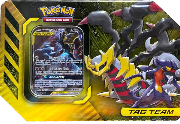 Pokemon: Power Partnerships Garchomp & Giratina GX Tag Team Tin (Sealed)