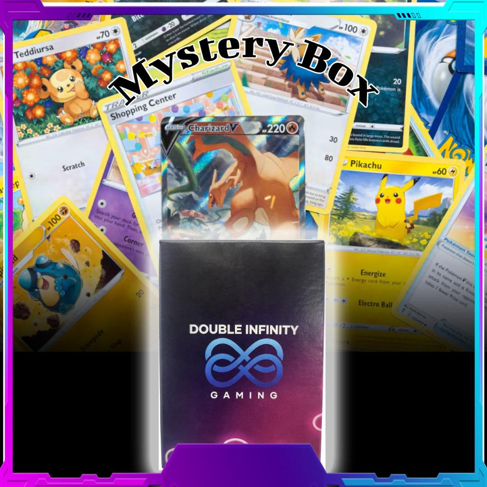 Pokemon: Mystery Pack - 100 Random Cards Guaranteed 1 V or Better! Double Infinity Gaming Pokemon: Mystery Pack - 100 Random Cards Guaranteed 1 V or Better! Double Infinity Gaming