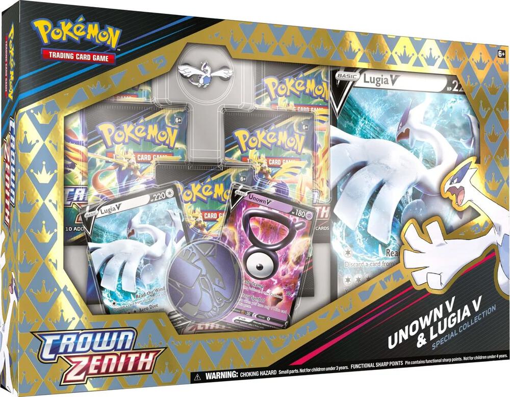 Pokemon: Crown Zenith Unown V & Lugia V Special Collection