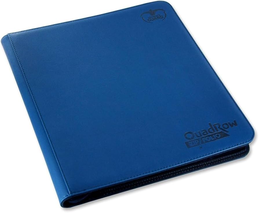 Portfolio: 24-Pocket QuadRow ZipFolio XenoSkin- Blue