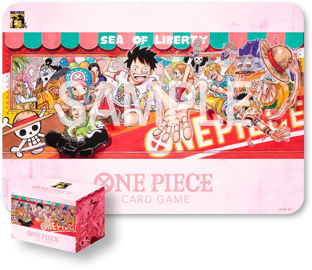 One Piece: Playmat and Card Case Set -25th Edition-