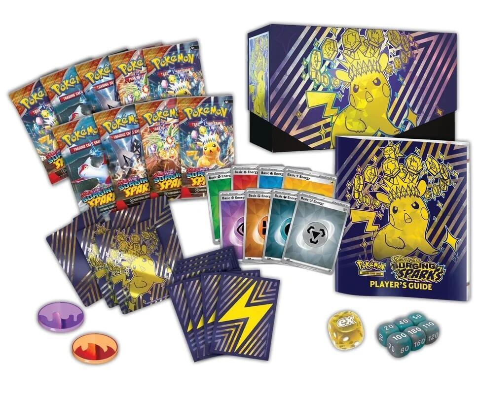 Pokemon TCG: Scarlet & Violet 08 Surging Sparks- Elite Trainer Box Double Infinity Gaming Pokemon TCG: Scarlet & Violet 08 Surging Sparks- Elite Trainer Box Double Infinity Gaming