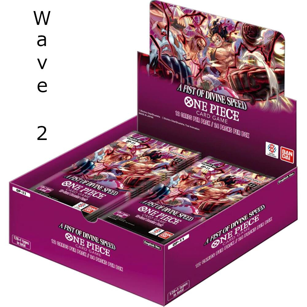 One Piece: A Fist of Divine Speed Booster Box WAVE 2 Ships by July 25th (OP-11) (Presale)